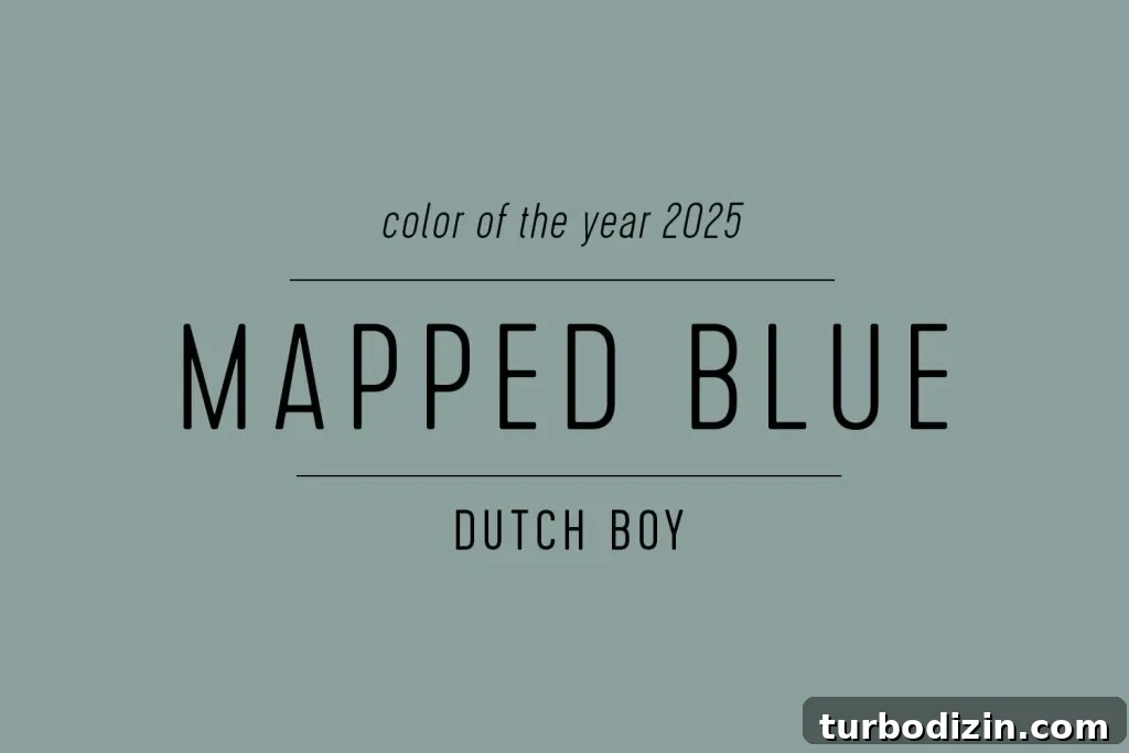 All 2025 Colors of the Year: Complete Guide in One Place 20 Dutch Boy Color of the Year 2025 Mapped Blue