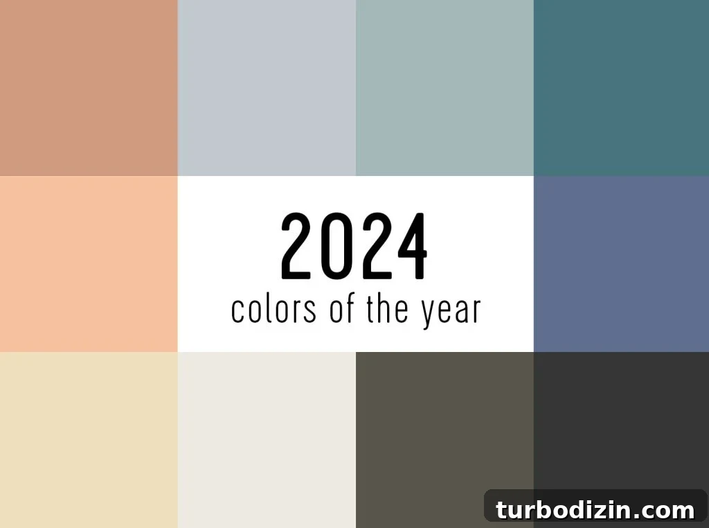 All 2025 Colors of the Year: Complete Guide in One Place 3 2024 Color of the Year Snapshot Grid