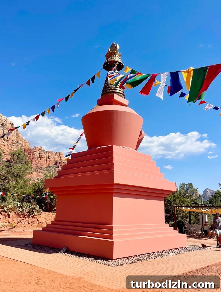 Sedona Girls' Weekend Guide: Top Activities, Eats & Where to Stay 10 Peace Flag Monument During Sedona Arizona Vortex Tour