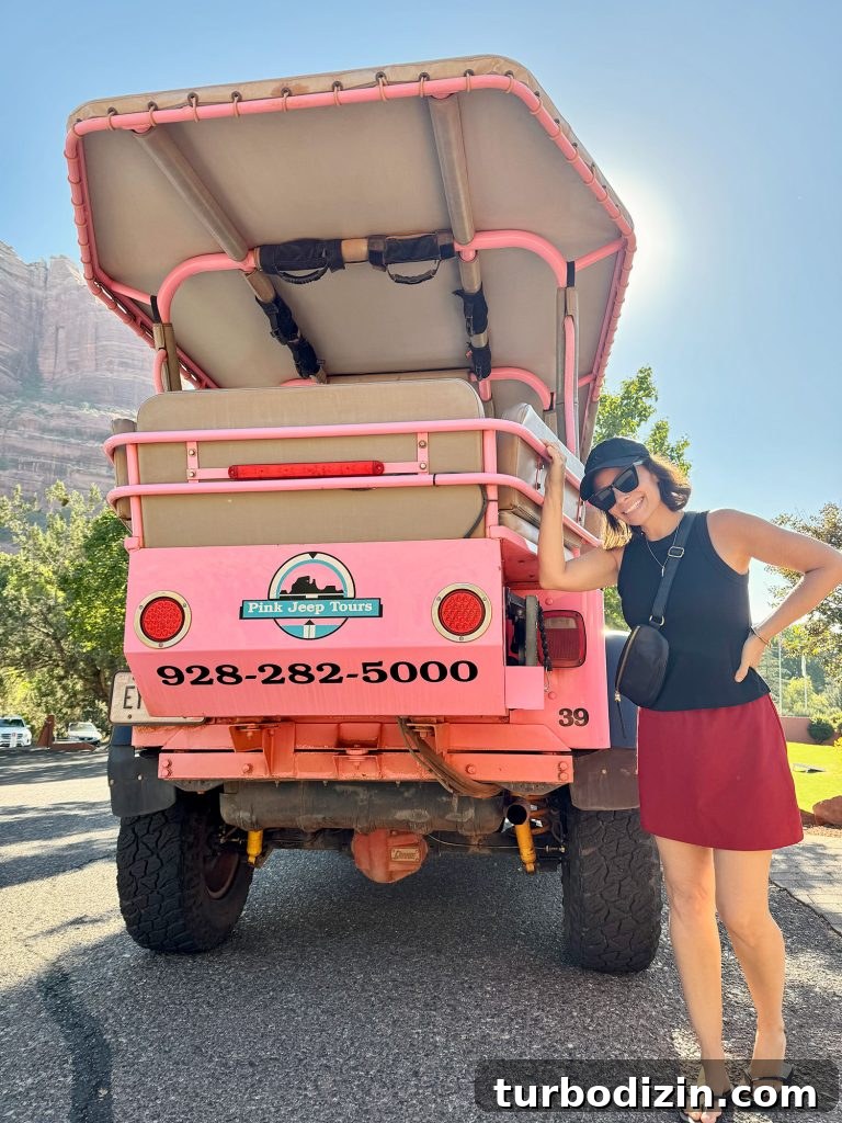 Sedona Girls' Weekend Guide: Top Activities, Eats & Where to Stay 11 Sherry With Pink Jeep Tour In Sedona Arizona