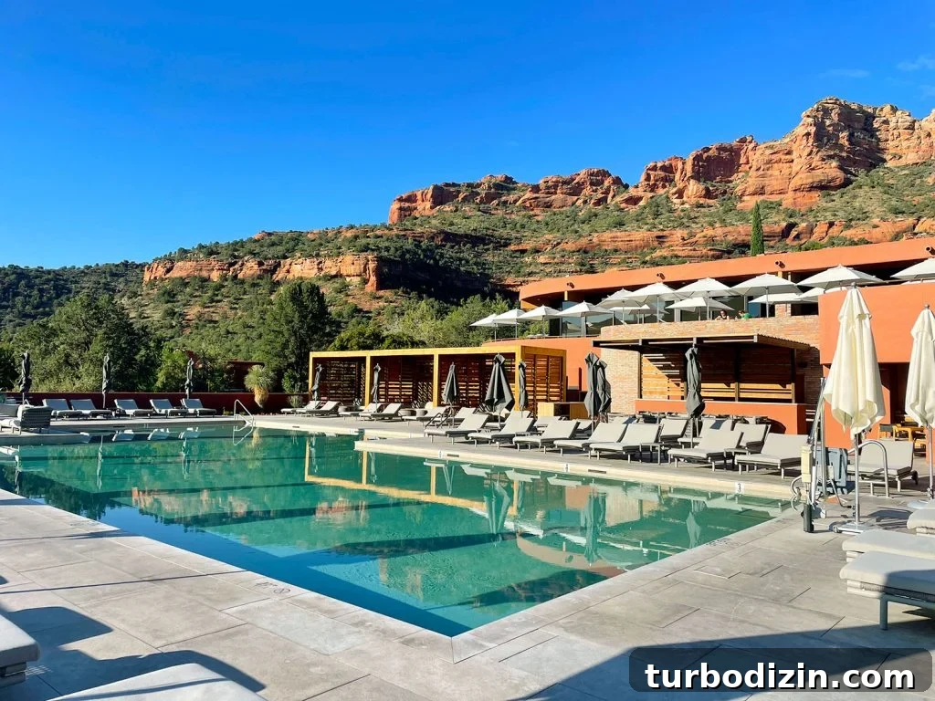 Sedona Girls' Weekend Guide: Top Activities, Eats & Where to Stay 3 Hotel Pool At Enchantment Resort In Sedona Arizona