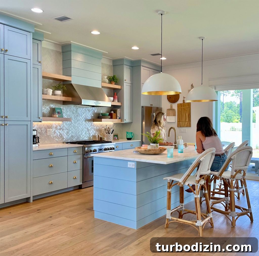 Downsizing Journey: What Changed After Nearly 5 Years 10 Sherry and friend in new large kitchen