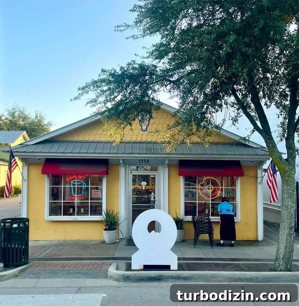 Weekend Escape to Ocean Springs: Coastal Things to Do and See 13 Exterior of Tatonut Donut Shop In Ocean Springs Mississippi