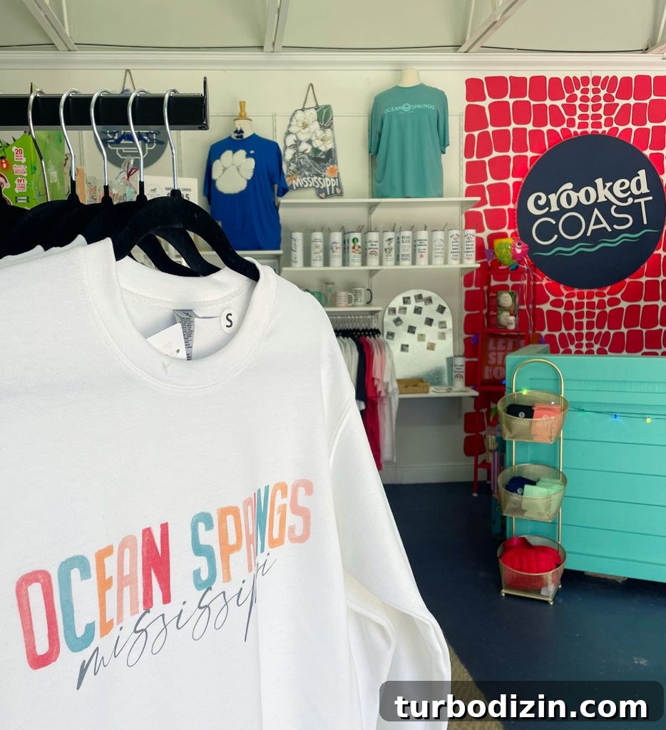 Weekend Escape to Ocean Springs: Coastal Things to Do and See 24 Crooked Coast Gift Shop In Ocean Springs Mississippi