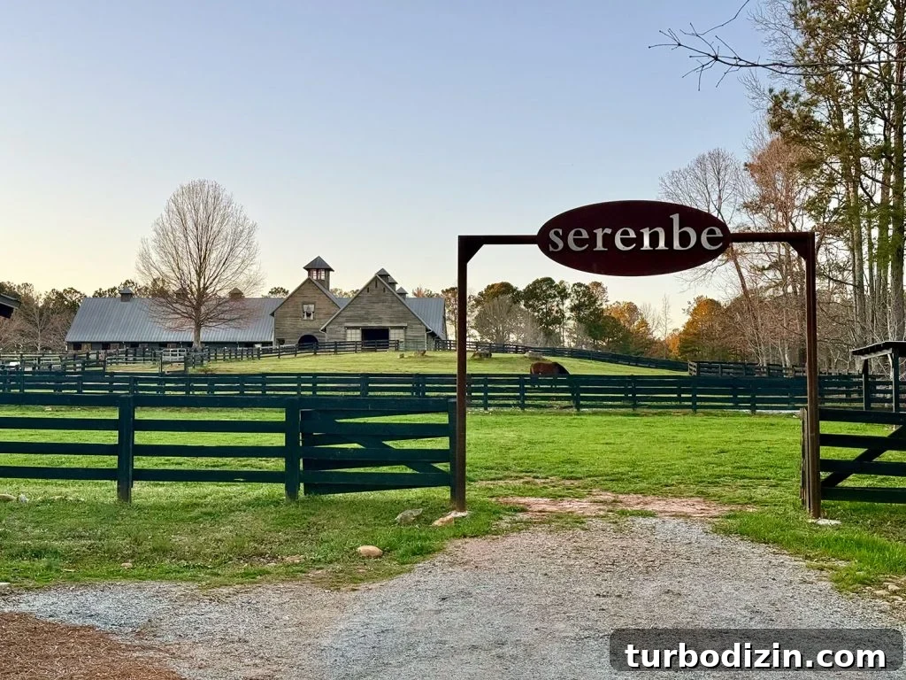 Weekend Escape to Serenbe, Georgia: What to See & Do 2 Serenbe Georiga Community Sign With Horse Stable in Background