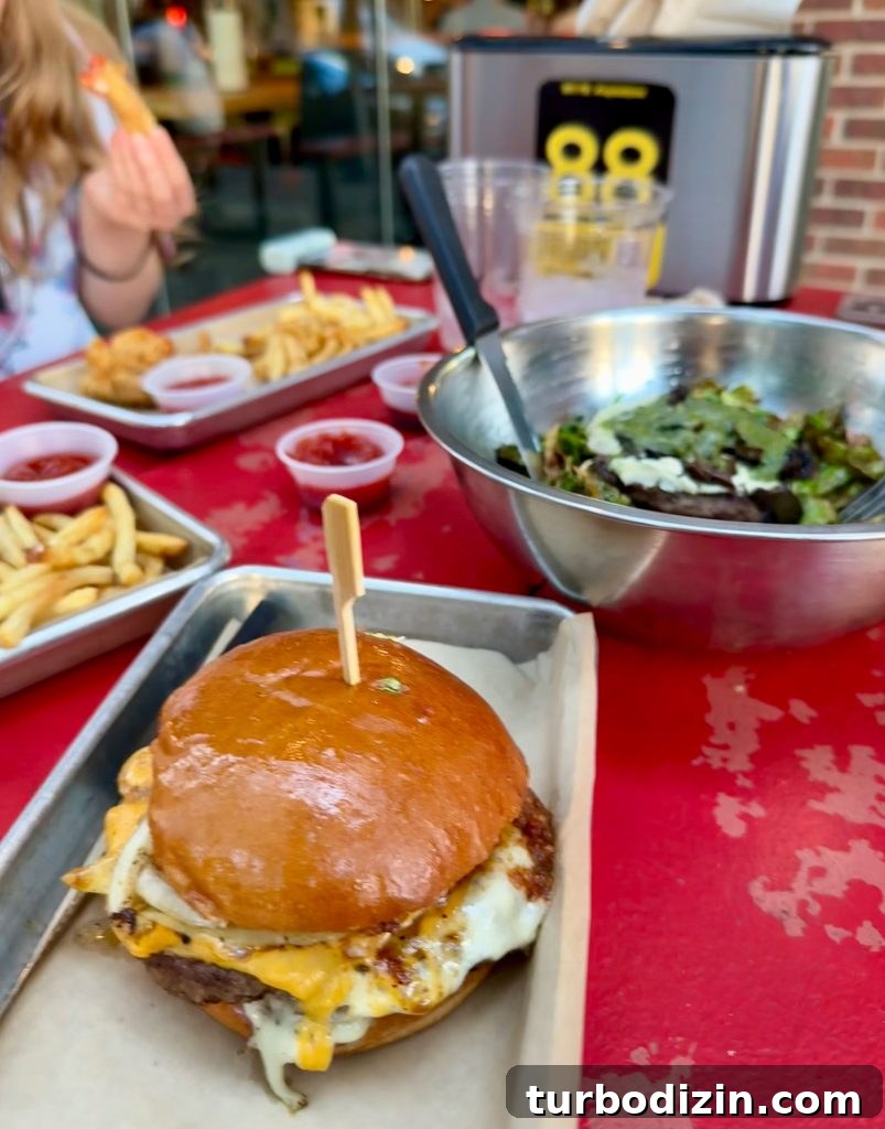 5 Family Favorites From Our Dallas, Texas Vacation 17 Burger at Hopdoddy Burger Bar on McKinney in Dallas Texas
