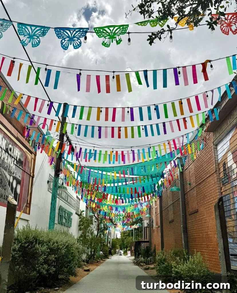 5 Family Favorites From Our Dallas, Texas Vacation 7 Colorful Banner Flags in Bishop Arts District Dallas Texas