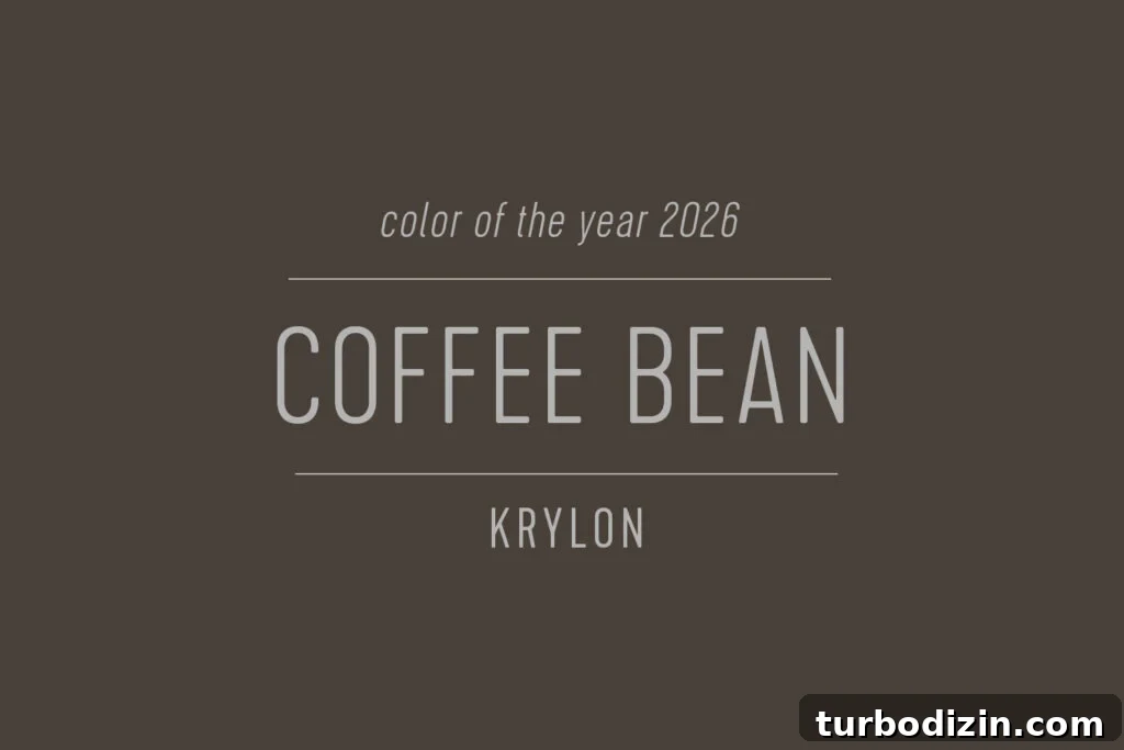Every 2026 Color of the Year: A Complete Guide to 2026 Hues 22 Krylon Color of the Year 2026 Coffee Bean Swatch