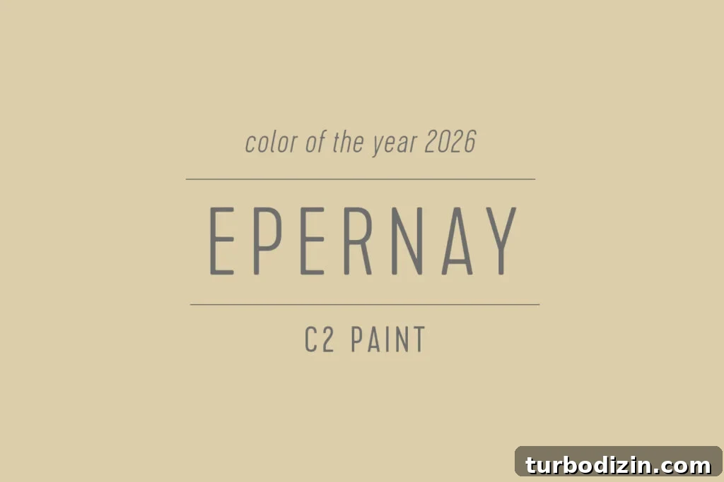 Every 2026 Color of the Year: A Complete Guide to 2026 Hues 30 C2 Paint Color of the Year 2026 Epernay Swatch