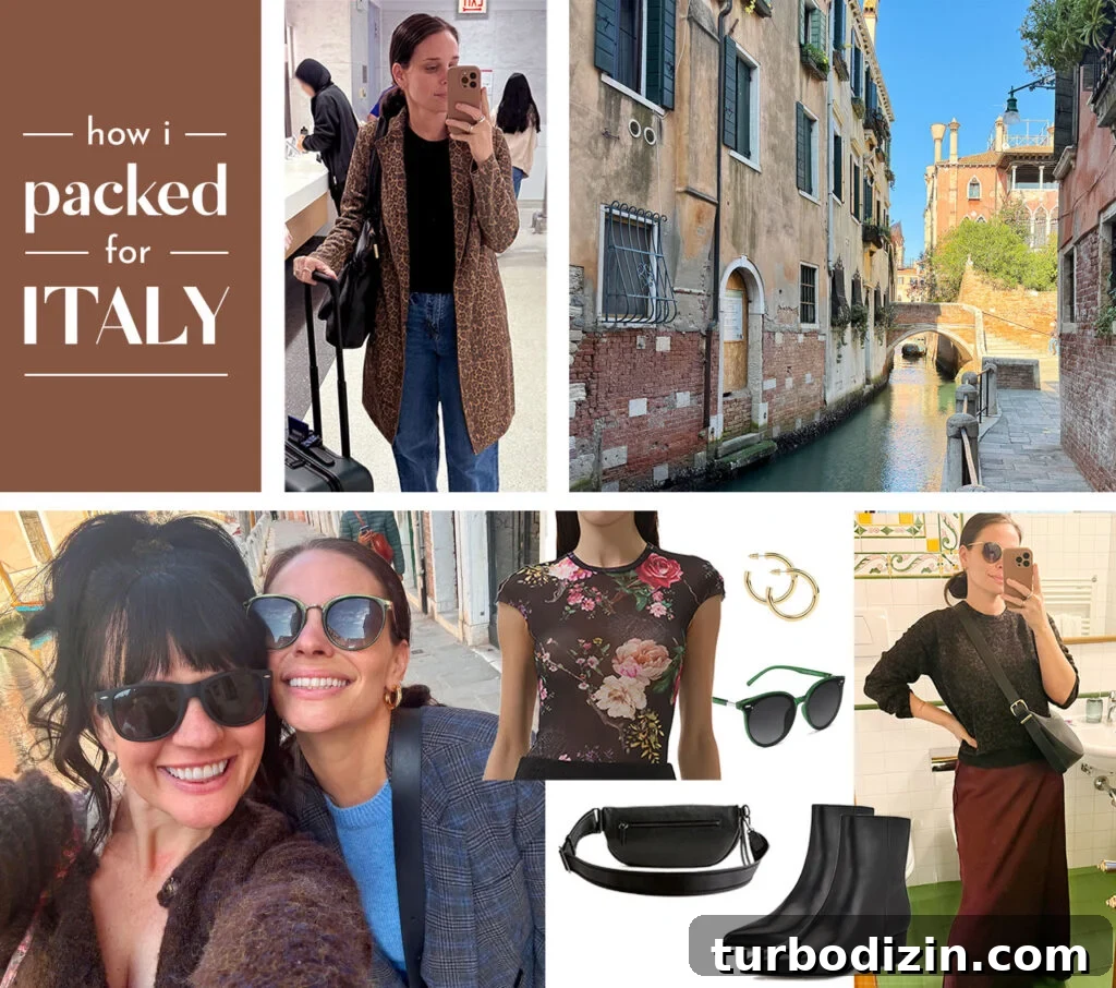 Packing Light for Italy: My Proven Minimalist Travel Wardrobe 2 How I Packed For Italy Featured Image Collage
