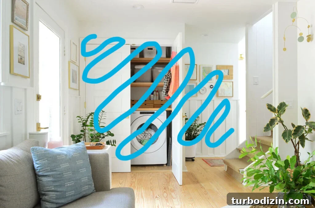 Renovating Our Home After Five Years: Before, Plans & Reveal 7 Scribbled Out Laundry Wall That is Going Away