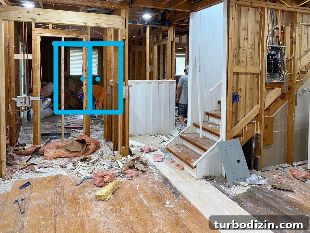 Renovating Our Home After Five Years: Before, Plans & Reveal 8 Photoshop of Double Doors In New Area