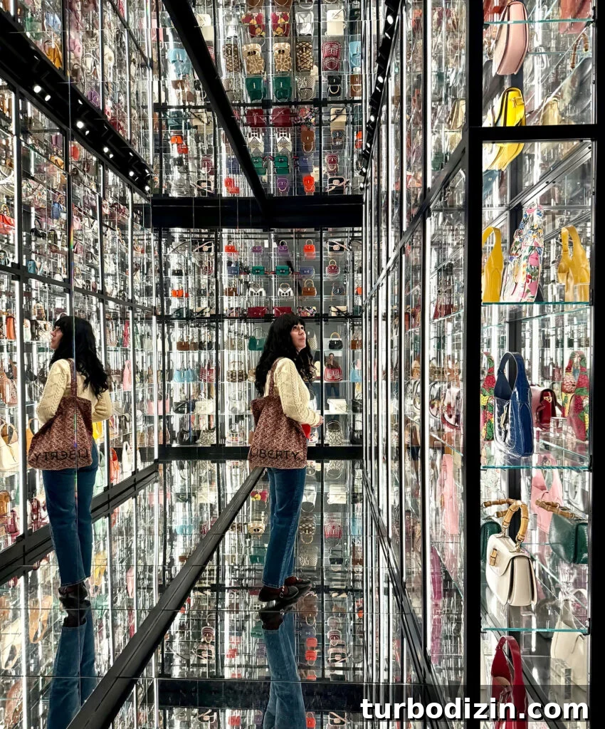Girls' Weekend in Italy: Top Tips and Itinerary for a Memorable Trip 11 Elsie Standing In Display At Gucci Museum