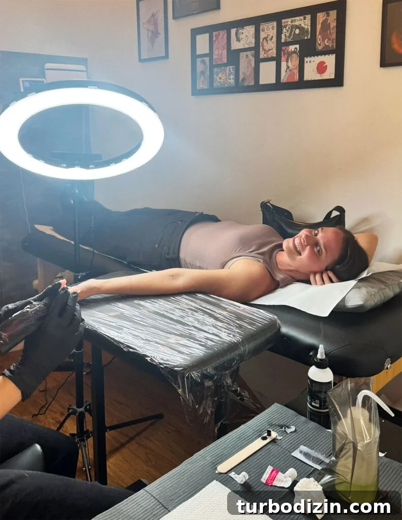 Girls' Weekend in Italy: Top Tips and Itinerary for a Memorable Trip 12 Sherry Getting A Tattoo In Florence Italy