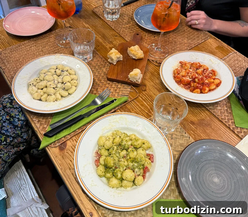 Girls' Weekend in Italy: Top Tips and Itinerary for a Memorable Trip 18 Bowls of Gnocchi in Florence Italy