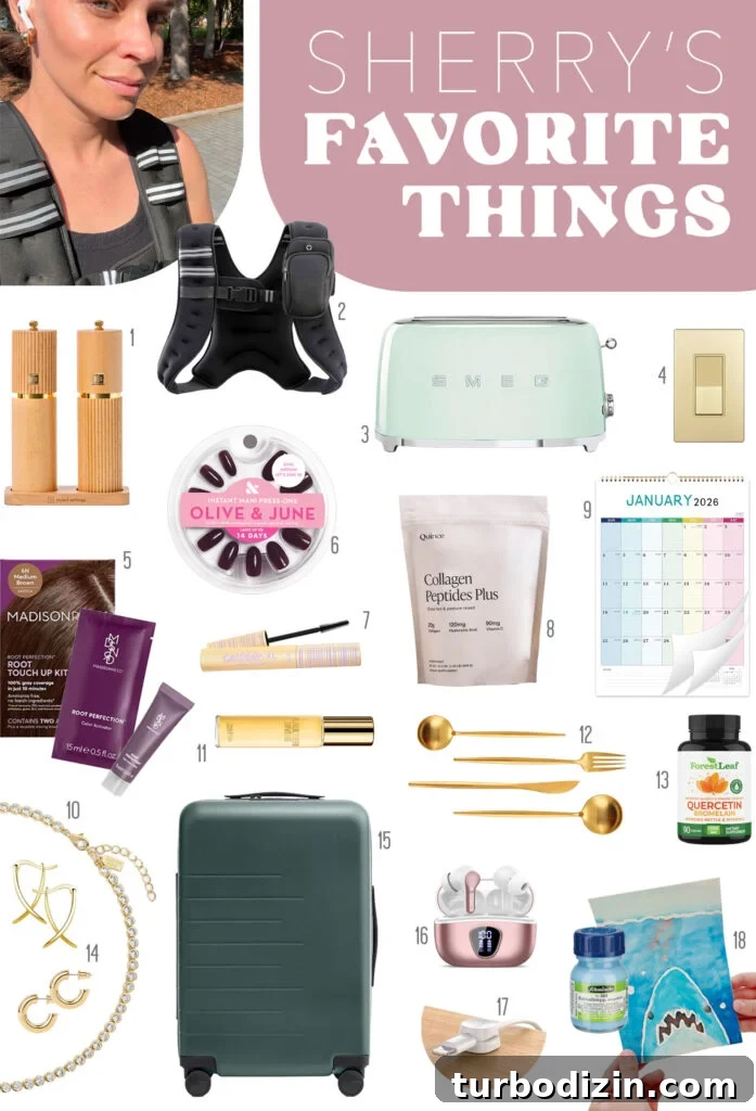 Top Picks of 2025: Must-Have Gadgets, Books & Trends 3 Moodboard Of Sherrys Favorite Things of 2025
