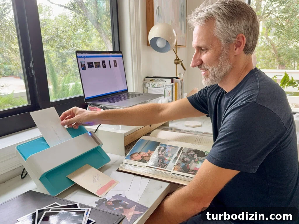 How to Digitize Old Photos: A Complete Guide for Preserving Memories 2 John Scanning Old Photos Albums to Digitize To Computer