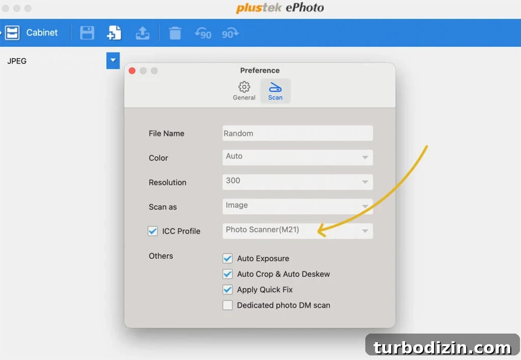 How to Digitize Old Photos: A Complete Guide for Preserving Memories 10 ICC Profile Setting for Plustek ePhoto Scanner