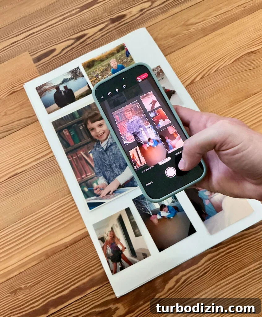 How to Digitize Old Photos: A Complete Guide for Preserving Memories 11 Digitizing Old Photos using Photomyne App With Phone
