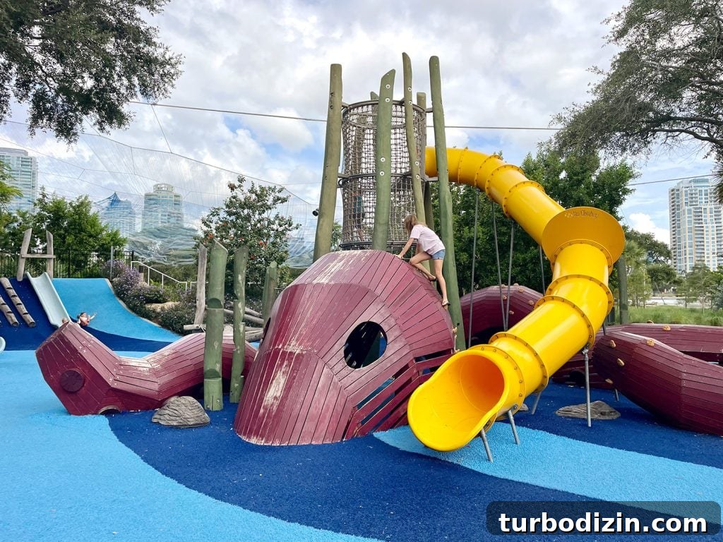 Top Spring Break Destinations for Family Vacations 8 St Pete Pier Playground Structure in Saint Petersburg Florida