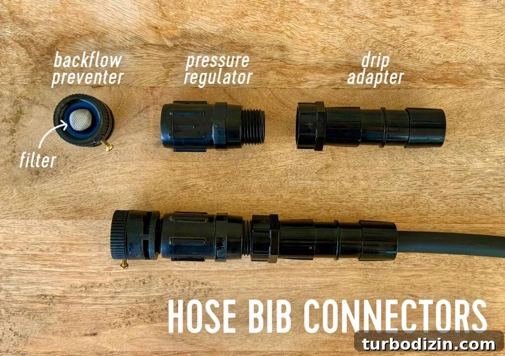Step-by-Step Guide to Installing a Drip Irrigation System 6 Hose Bib Spigot Connectors For Drip Irrigation System