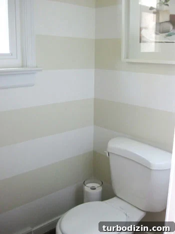 bathroom-horizontal-stripe-paint-project