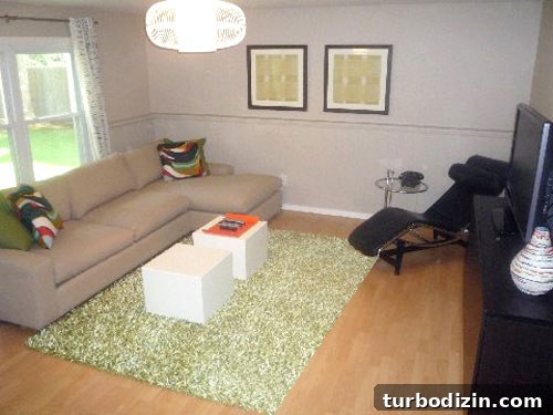 Family Room Makeover: Transform with a Green Rug and Cozy Accents 4 decorating-help-before-and-after-mood-board-makeover