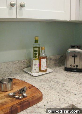 How to Arrange Olive Oil Bottles on a Platter for Entertaining 2 oil-kitchen-storage