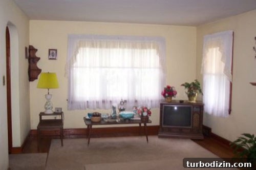 Stunning Blue Living Room Makeover Ideas for a Fresh Look 2 Living room before makeover