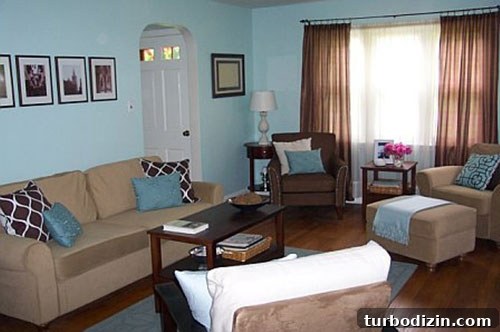 Stunning Blue Living Room Makeover Ideas for a Fresh Look 4 Living room details after makeover