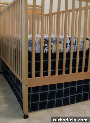 DIY No-Sew Crib Skirt: Quick Steps for a Polished Nursery Look 2 img 15949 1