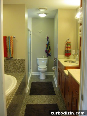 Modern Eco-Friendly Home for Sale in Richmond, VA 13 Eco bathroom with recycled tile