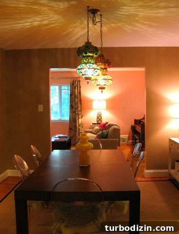 Modern Eco-Friendly Home for Sale in Richmond, VA 6 Dining room lanterns and chairs