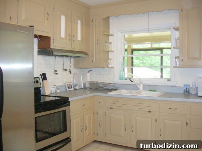 Inside Our Major Project: Goals, Timeline & Key Outcomes 4 Bright modernized kitchen after initial updates