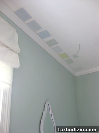How to Paint Your Bedroom Ceiling Soft Green for a Calm Look 3 img 16455 2
