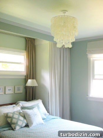 How to Paint Your Bedroom Ceiling Soft Green for a Calm Look 6 img 16455 5