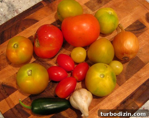 Make-Your-Own Salsa Kit: Fresh, Customizable Salsa at Home 3 Chopped salsa ingredients in a bowl