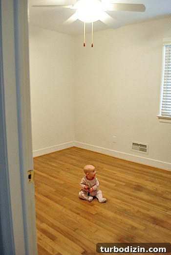Saying Goodbye to Clara’s Room: Moving On and Letting Go 3 The room on moving-in day, 2010