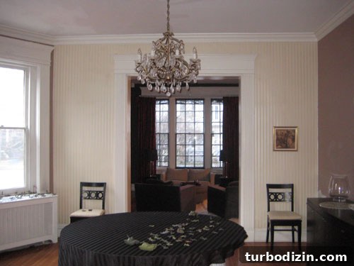 Dining room before