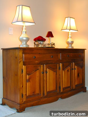 DIY Buffet Makeover: Stylish Ways to Transform Your Sideboard 2 Hutch before picture