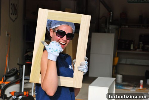 DIY Buffet Makeover: Stylish Ways to Transform Your Sideboard 3 Hutch mid-transformation