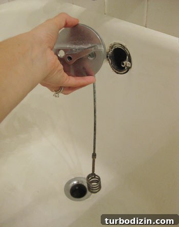 Unclog a Bathtub Drain Fast: Simple Steps for a Clear Drain 4 removing overflow cover in clogged bathroom drain