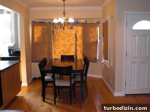 Kitchen Nook Makeover with a Capiz Chandelier Reveal 2 Before photo living room 1