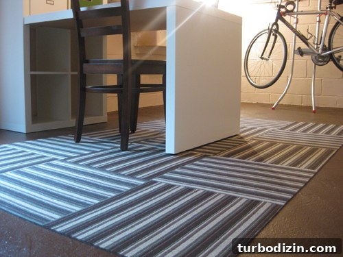 How to Hang Bikes on a Basement Wall: Step-by-Step Guide 4 Seamless carpet tile installation