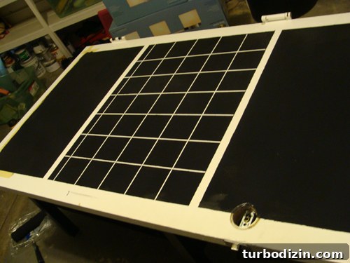 Turn a Door into a Chalkboard Message Center for Your Home 2 Chalkboard door before and after