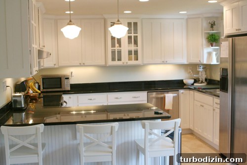 How to Remove Carpet and Remodel a White Kitchen Quickly 4 After kitchen photo 1