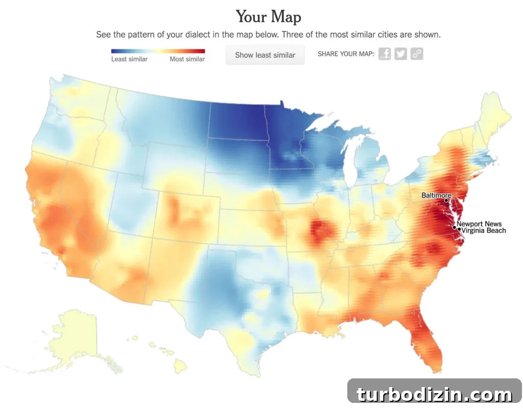 Top Accent Tests to Identify Your Speech Region 5 Johns Map Results From NYT Dialect Quiz