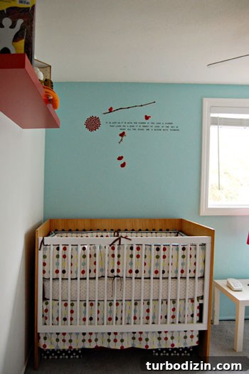 Light Blue and Red Nursery Design Ideas for a Charming Baby Room 4 Nursery detail 1