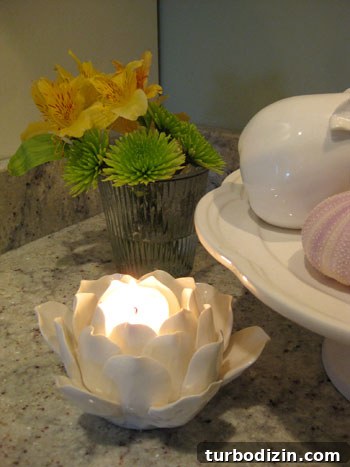 Budget Blooms: Fresh Floral Ideas for Every Budget 6 Ceramic pears and grapes on pedestal