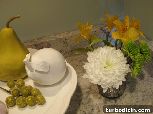 Budget Blooms: Fresh Floral Ideas for Every Budget 7 Close-up of faux fruit and flowers
